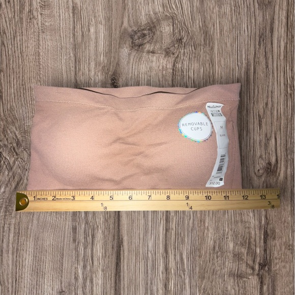 Wallflower Insta Smooth Bandeau Top Nude Brown Size M Removable Cups NWT - Picture 2 of 4